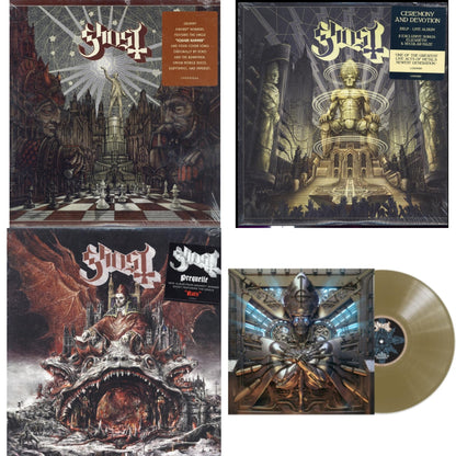 Popestar & Ceremony & Devotion (2LP) & Prequelle (LP) & Phantomime (Gold LP Vinyl)
