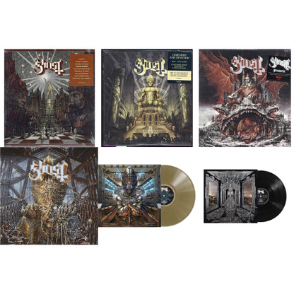 Popestar & Ceremony & Devotion (2LP) & Prequelle (LP) & Impera & Phantomime (Gold LP Vinyl) & Skeleta