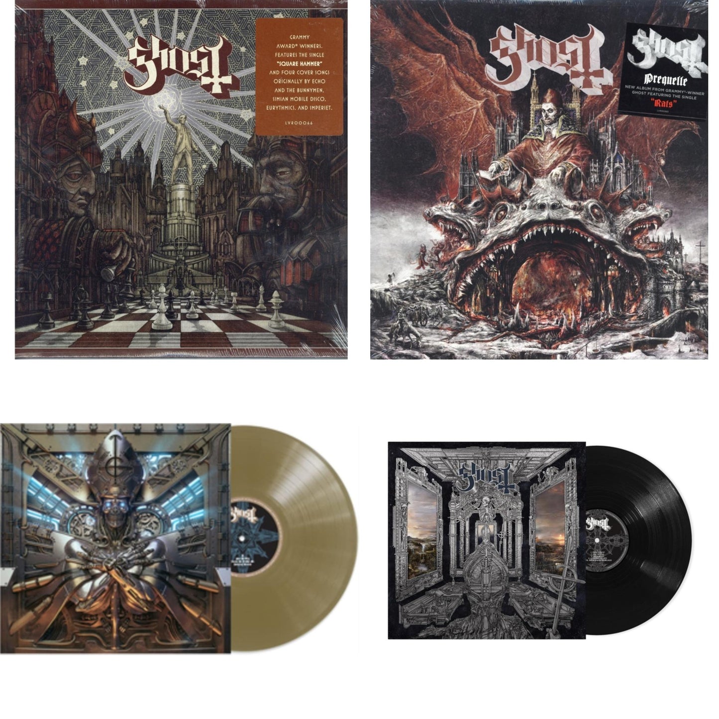 Popestar & Prequelle (LP) & Phantomime (Gold LP Vinyl) & Skeleta