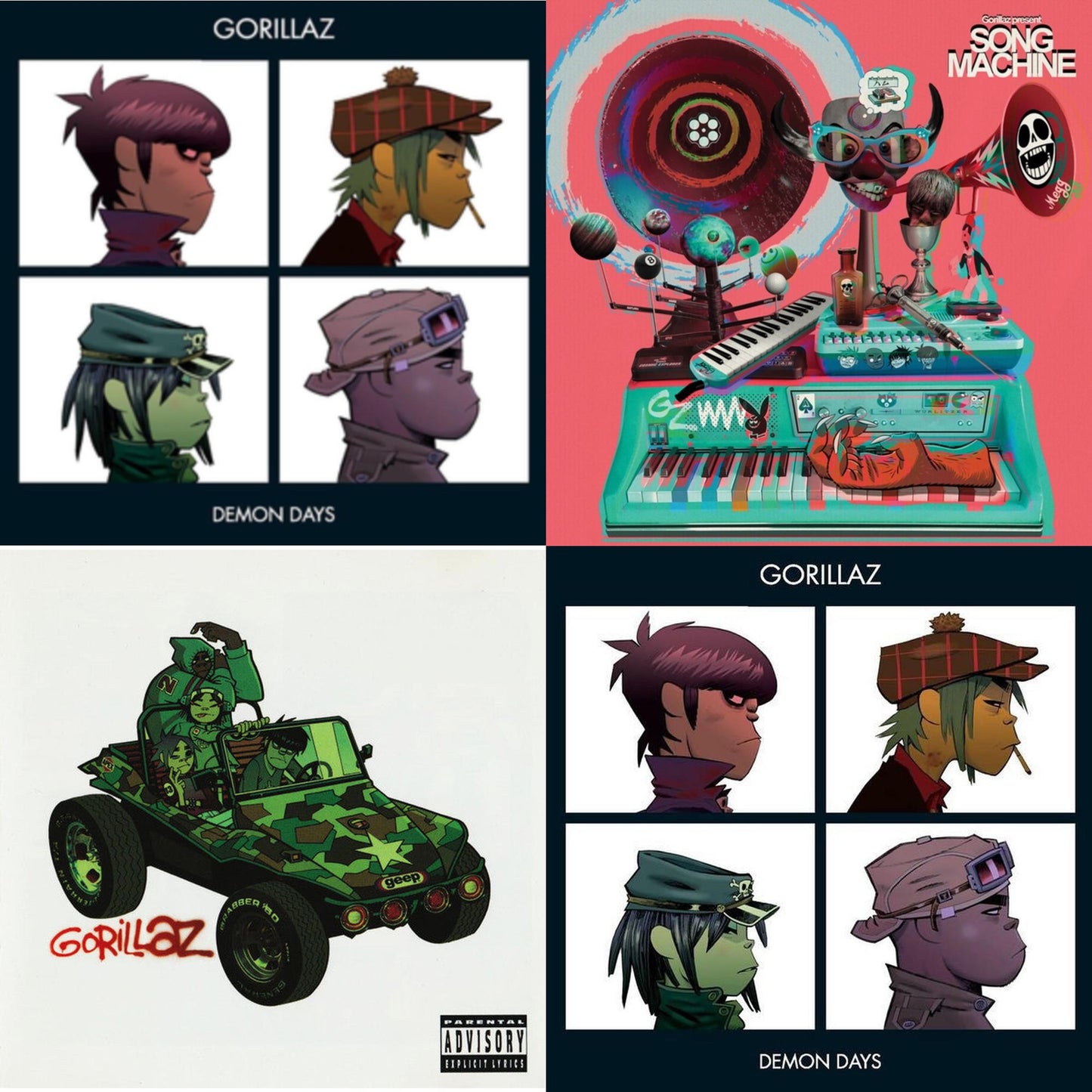 Demon Days & Song Machine: Season One (Deluxe/2CD) & Gorillaz & Demon Days