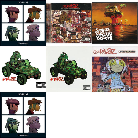 Demon Days & Singles Collection 2001 -  2011 & Plastic Beach & Gorillaz & Gorillaz & G-Sides & Demon Days