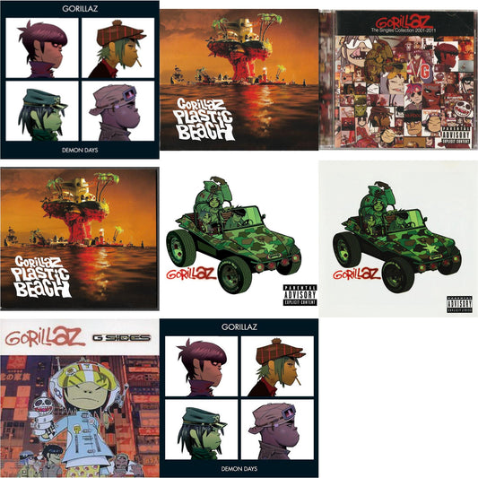 Demon Days & Plastic Beach & Singles Collection 2001 -  2011 & Plastic Beach & Gorillaz & Gorillaz & G-Sides & Demon Days