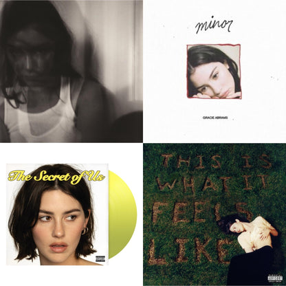 This is a 4 LP Vinyl SKU bundle.
1.This LP Vinyl is brand new.Format: LP VinylMusic Style: Indie PopThis item's title is: This Is What It Feels Like (X)Artist: Gracie AbramsLabel: Interscope RecordsBarcode: 602445236725Release Date: 4/15/2022
2.This LP Vinyl is brand new.