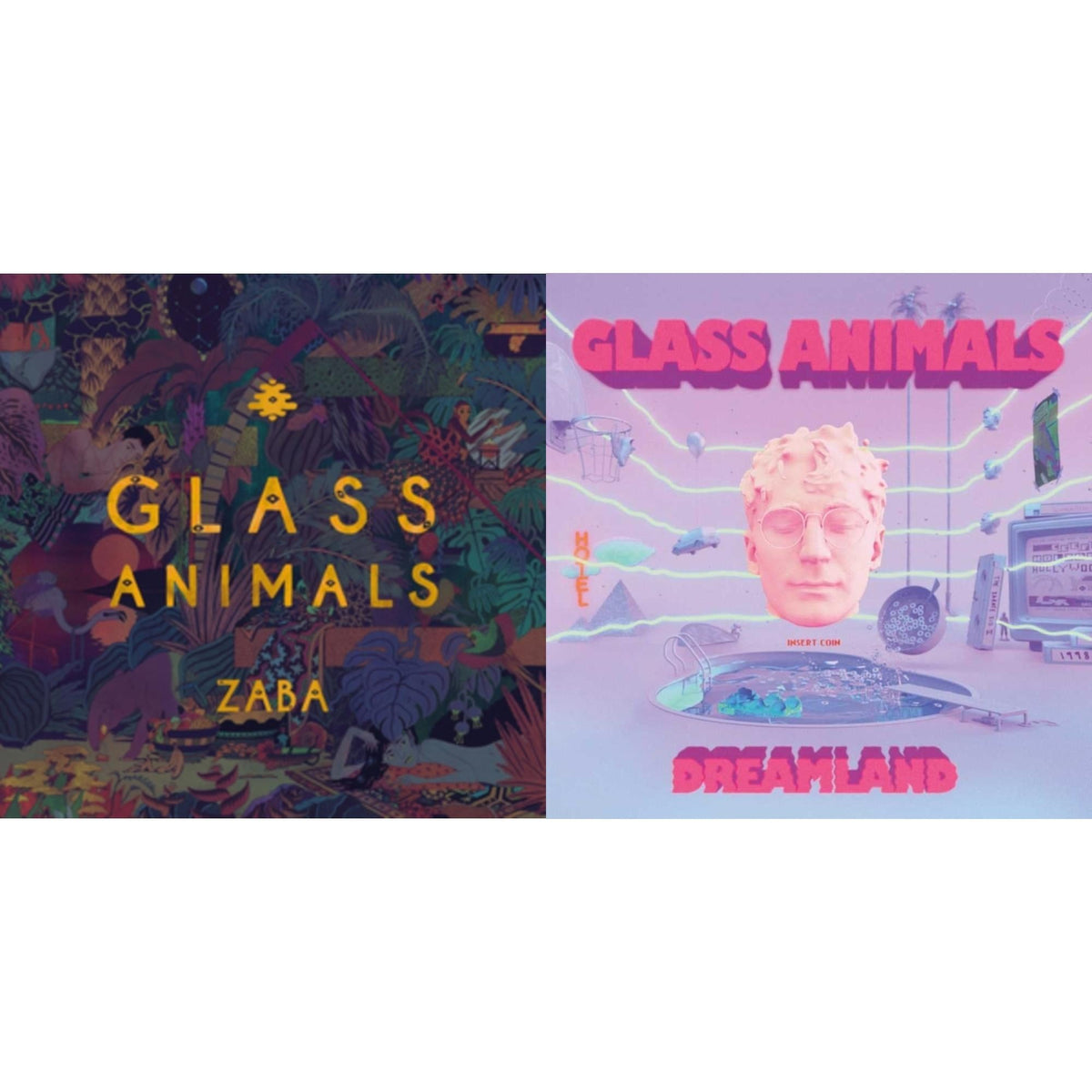Glass Animals - Dreamland & Zaba - LP Vinyl Bundle
