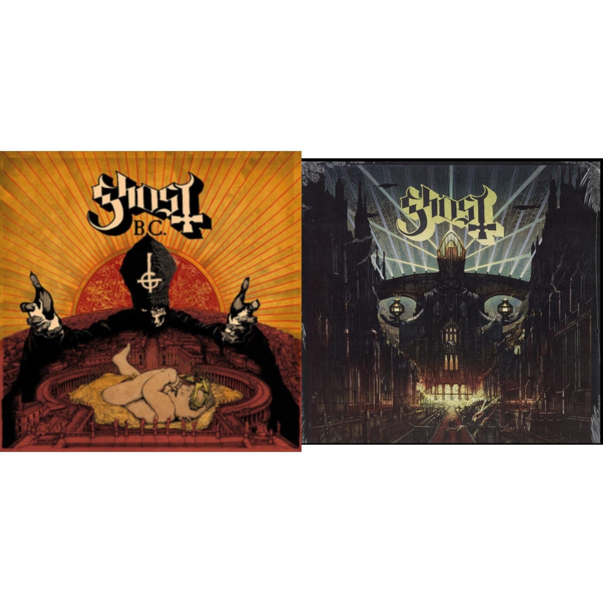 This is a 2 LP Vinyl SKU bundle.
1.This LP Vinyl is brand new.Format: LP VinylMusic Style: Hard RockThis item's title is: InfestissumamArtist: Ghost B.C.Label: REPUBLICBarcode: 602537343737Release Date: 4/16/2013
2.This LP Vinyl is brand new.