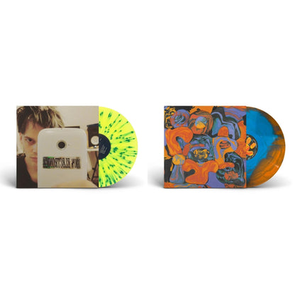 100% Electronica LP (Neon Yellow W/ Green Splatter Vinyl) & Ooh Rap I Ya (Blue & Orange Swirl LP Vinyl)