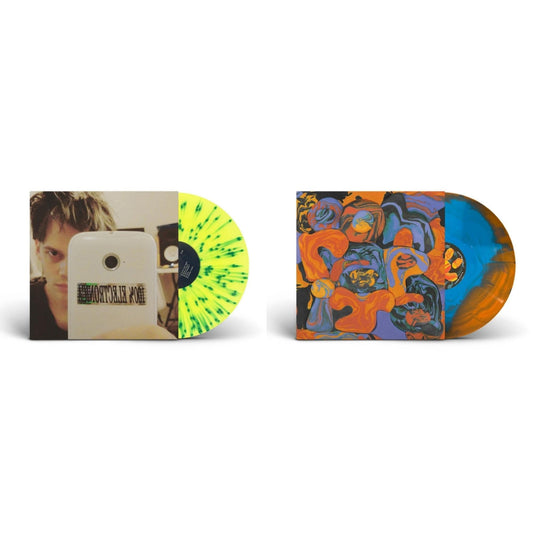 100% Electronica LP (Neon Yellow W/ Green Splatter Vinyl) & Ooh Rap I Ya (Blue & Orange Swirl LP Vinyl)