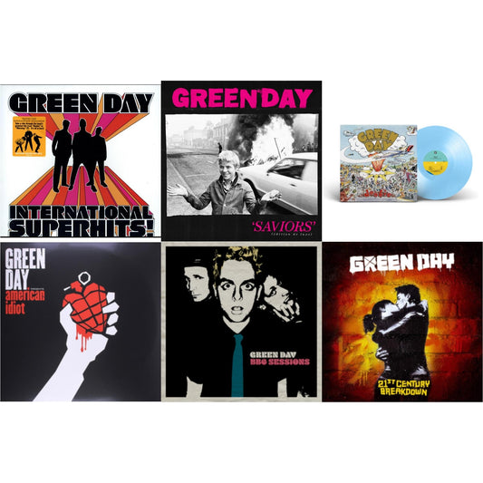 International Superhits & Saviors (Edition De Luxe/2LP/Hot Pink W/ White Splatter Vinyl) & Dookie (X) (Baby Blue LP Vinyl) & American Idiot & Bbc Sessions (X) (2LP/Milky Clear Vinyl) (I) & 21St Century Breakdown
