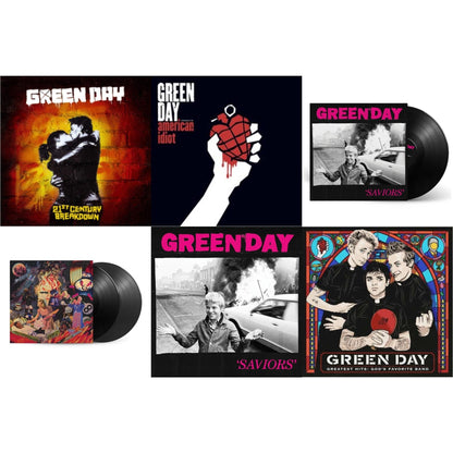 Saviors (180G/Deluxe LP Vinyl) & Saviors & Insomniac (25Th Anniversary/2LP) & Greatest Hits: God's Favorite Band (X) & 21St Century Breakdown & American Idiot (W/Poster)