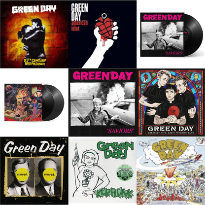 Saviors (180G/Deluxe LP Vinyl) & Saviors & Insomniac (25Th Anniversary/2LP) & Nimrod & Greatest Hits: God's Favorite Band (X) & 21St Century Breakdown & American Idiot (W/Poster) & Kerplunk (120G/7Inch Single) & Dookie