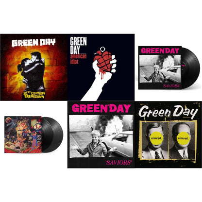 This is a 6 LP Vinyl SKU bundle.
1.This LP Vinyl is brand new.Format: LP VinylThis item's title is: Saviors (180G/Deluxe LP Vinyl)Artist: Green DayBarcode: 093624866091Release Date: 1/19/2024
2.This LP Vinyl is brand new.