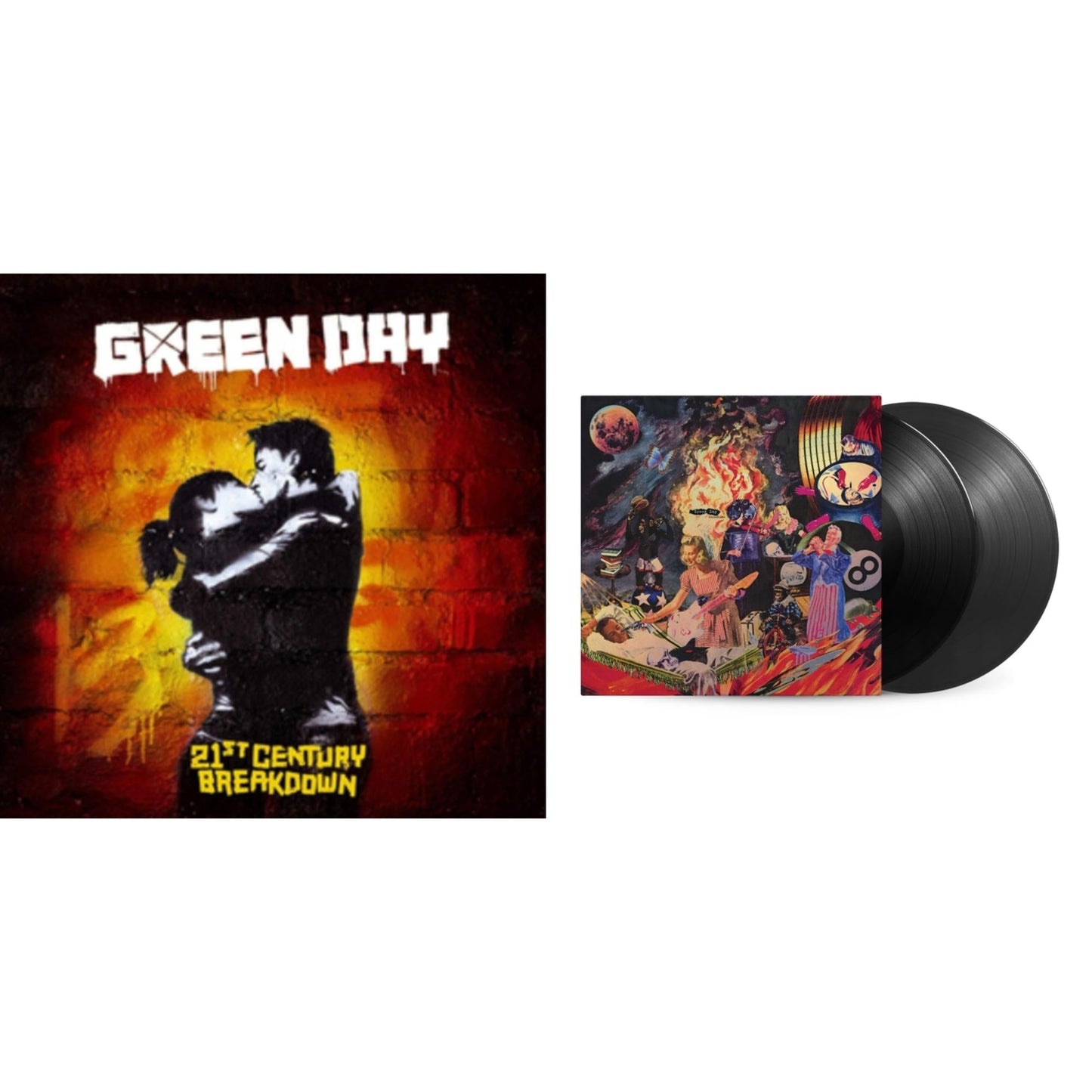 This is a 2 LP Vinyl SKU bundle.
1.This LP Vinyl is brand new.Format: LP VinylMusic Style: Alternative RockThis item's title is: 21St Century BreakdownArtist: Green DayLabel: REPRISEBarcode: 093624978534Release Date: 6/16/2009
2.This LP Vinyl is brand new.