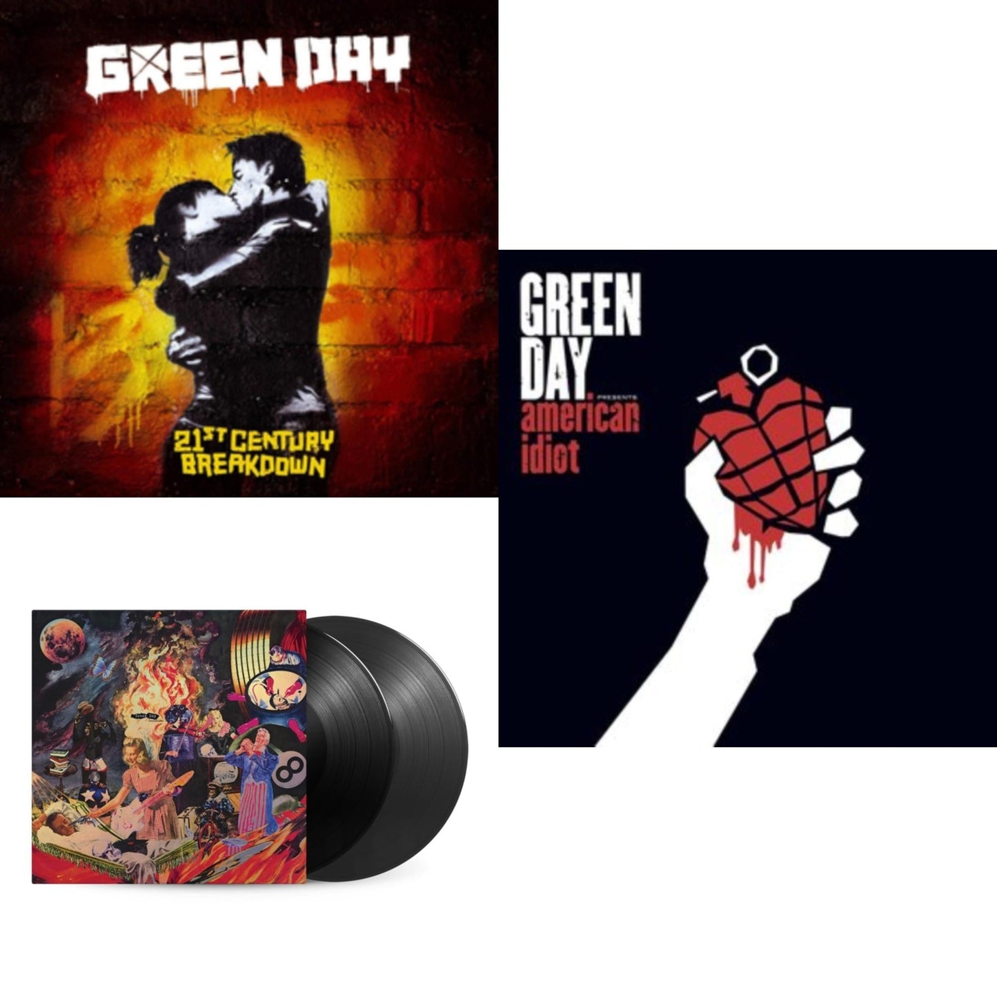 Insomniac (25Th Anniversary/2LP) & 21St Century Breakdown & American Idiot (W/Poster)