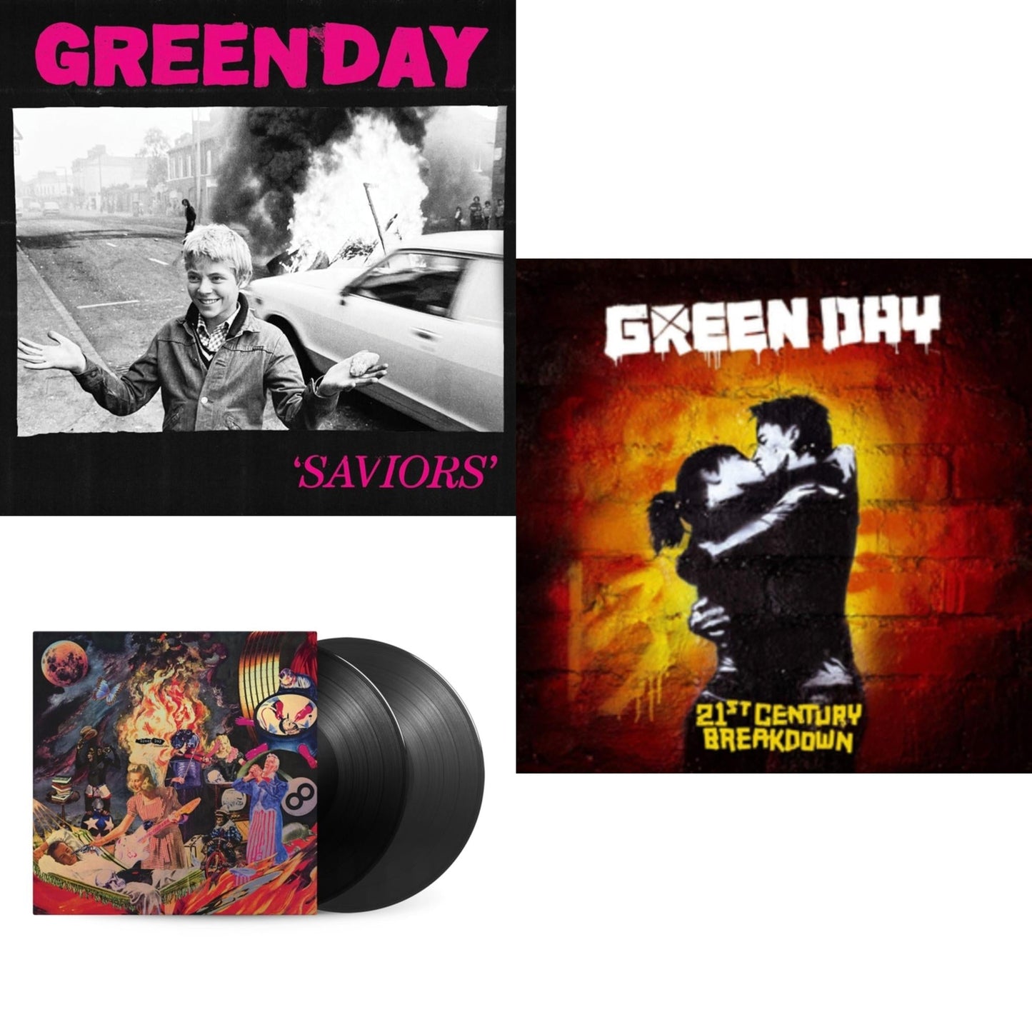 Saviors (180G/Deluxe LP Vinyl) & Insomniac (25Th Anniversary/2LP) & 21St Century Breakdown