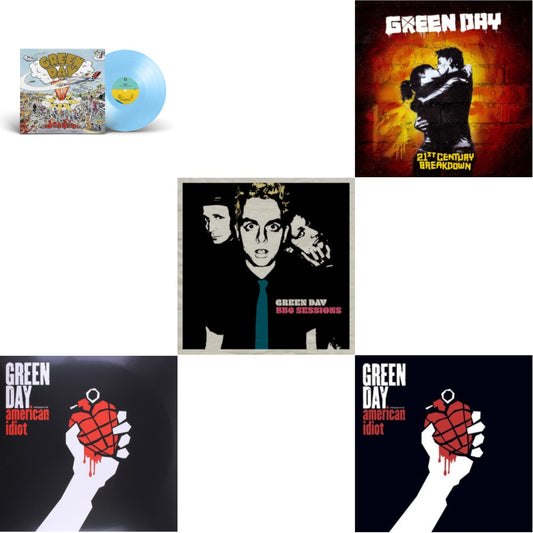 Dookie (X) (Baby Blue LP Vinyl) & American Idiot & Bbc Sessions (X) (2LP/Milky Clear Vinyl) (I) & 21St Century Breakdown & American Idiot (W/Poster)