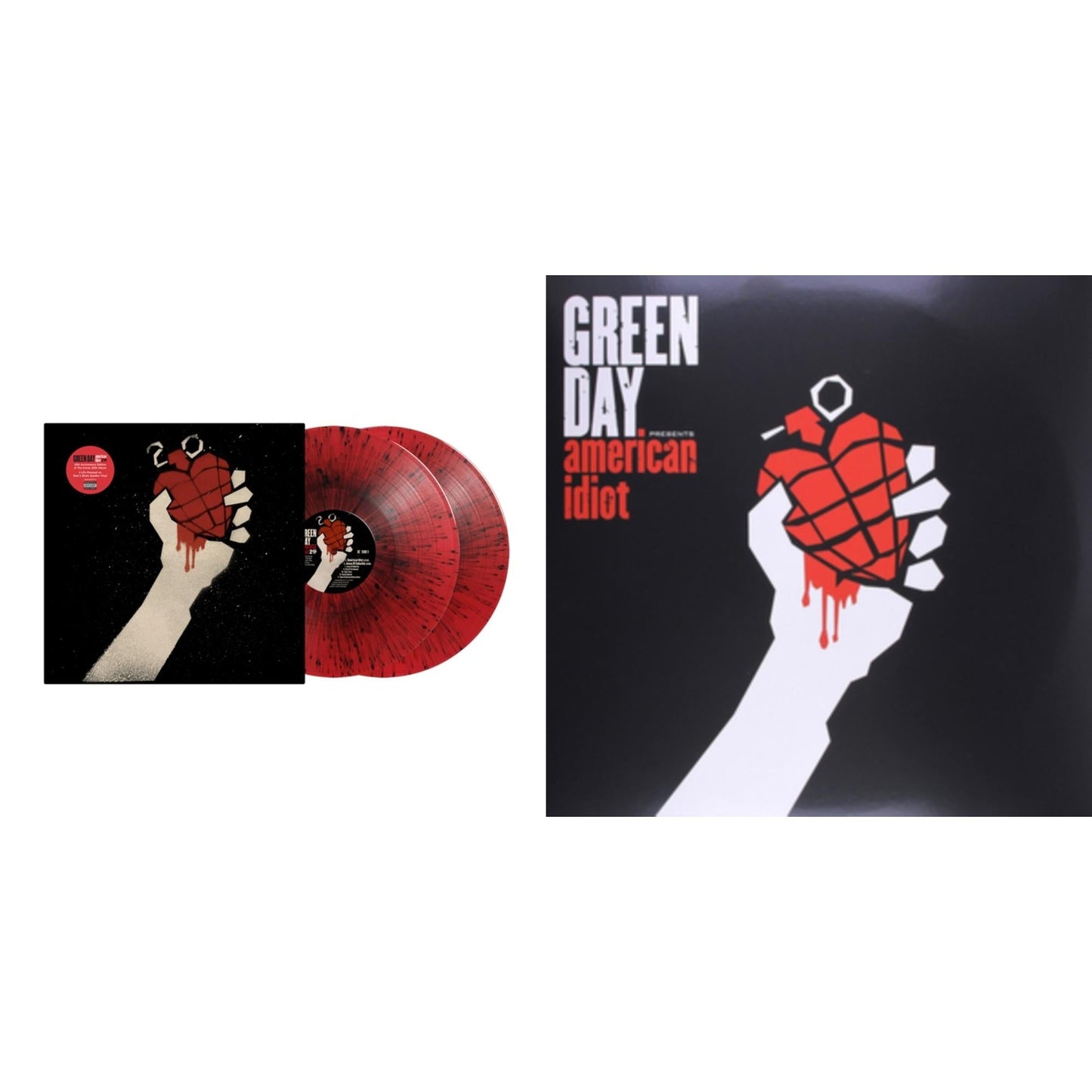 American Idiot (2LP/Red & Black Splatter Vinyl) & American Idiot