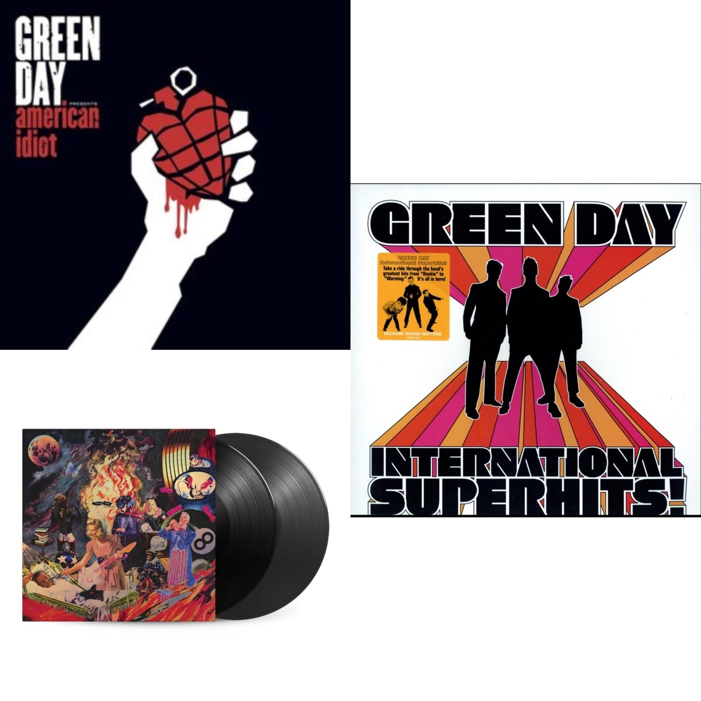International Superhits & Insomniac (25Th Anniversary/2LP) & American Idiot (W/Poster)