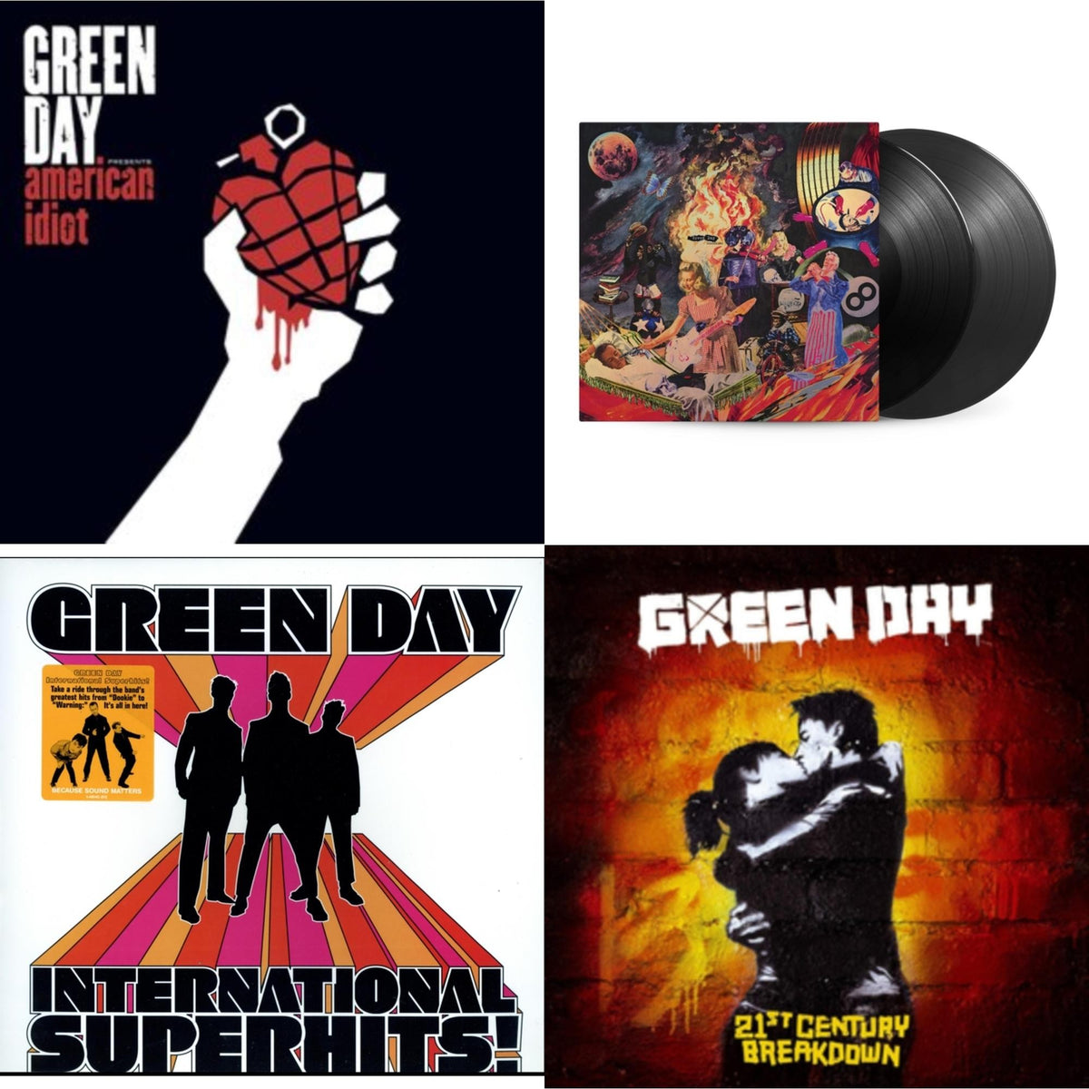 International Superhits & Insomniac (25Th Anniversary/2LP) & 21St Century Breakdown & American Idiot (W/Poster)