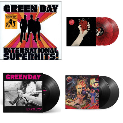 International Superhits & American Idiot (2LP/Red & Black Splatter Vinyl) & Saviors & Insomniac (25Th Anniversary/2LP)