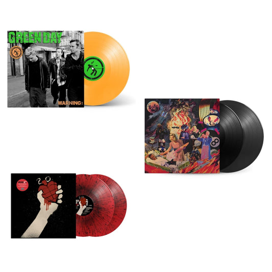 Warning (25Th Anniversary Deluxe Edition/Neon Orange LP Vinyl) & American Idiot (2LP/Red & Black Splatter Vinyl) & Insomniac (25Th Anniversary/2LP)