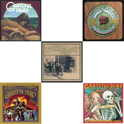 Wake Of The Flood (50Th Anniversary Remaster) (Picture Disc) & Grateful Dead & Workingman's Dead (180G) & American Beauty & Skeletons From The Closet: The Best Of Grateful Dead