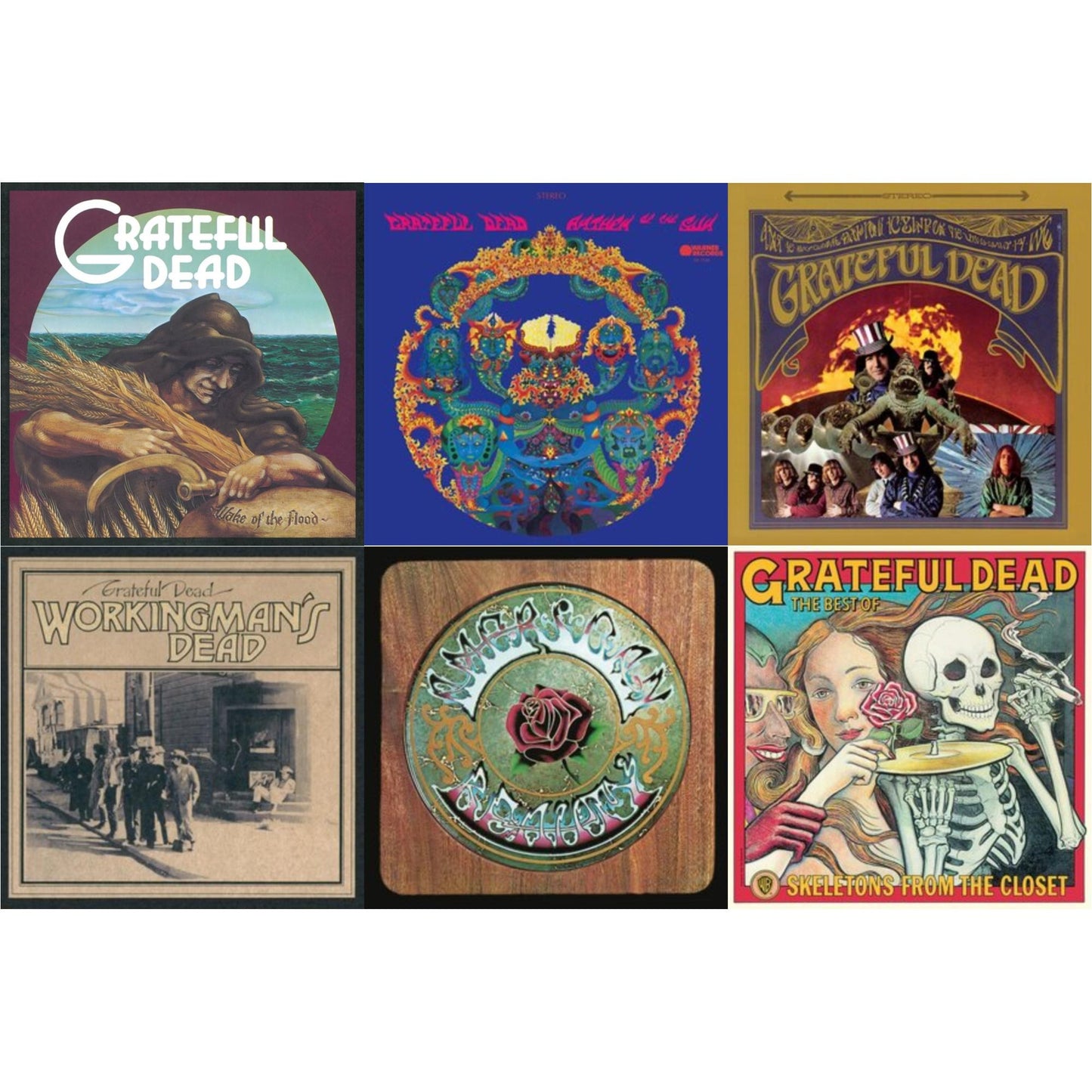 Wake Of The Flood (50Th Anniversary Remaster) (Picture Disc) & Anthem Of The Sun (1971 Remix) & Grateful Dead & Workingman's Dead (180G) & American Beauty & Skeletons From The Closet: The Best Of Grateful Dead