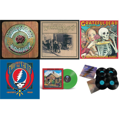 This is a 6 LP Vinyl SKU bundle.
1.This LP Vinyl is brand new.Format: LP VinylMusic Style: Folk RockThis item's title is: American BeautyArtist: Grateful DeadLabel: GRATEFUL DEAD PRODUCTIONBarcode: 603497847778Release Date: 11/13/2020
2.This LP Vinyl is brand new.