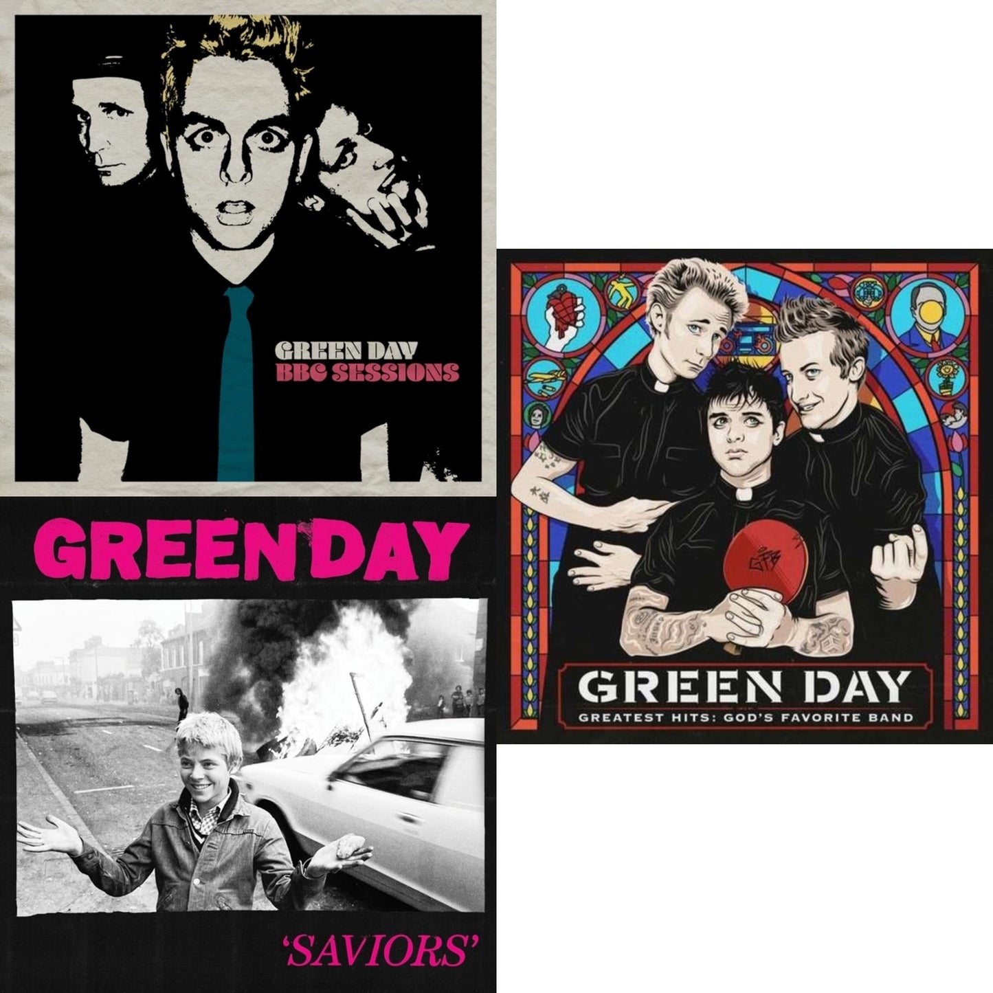 Saviors (180G/Deluxe LP Vinyl) & Bbc Sessions (X) (2LP) & Greatest Hits: God's Favorite Band (X)