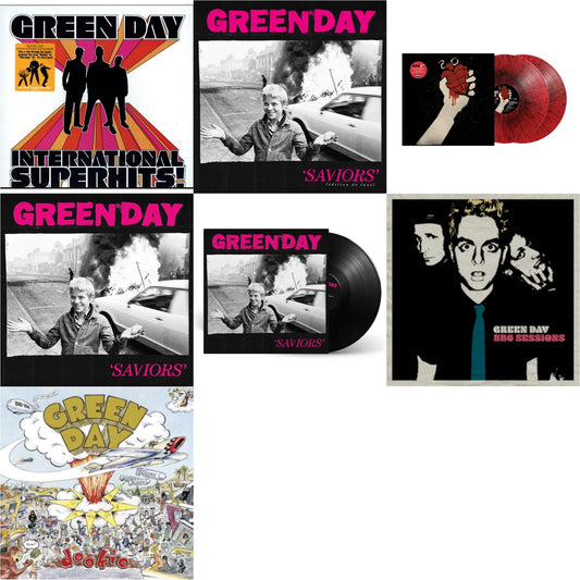 International Superhits & Saviors (Edition De Luxe/2LP/Hot Pink W/ White Splatter Vinyl) & American Idiot (2LP/Red & Black Splatter Vinyl) & Saviors (180G/Deluxe LP Vinyl) & Saviors & Bbc Sessions (X) (2LP/Milky Clear Vinyl) (I) & Dookie
