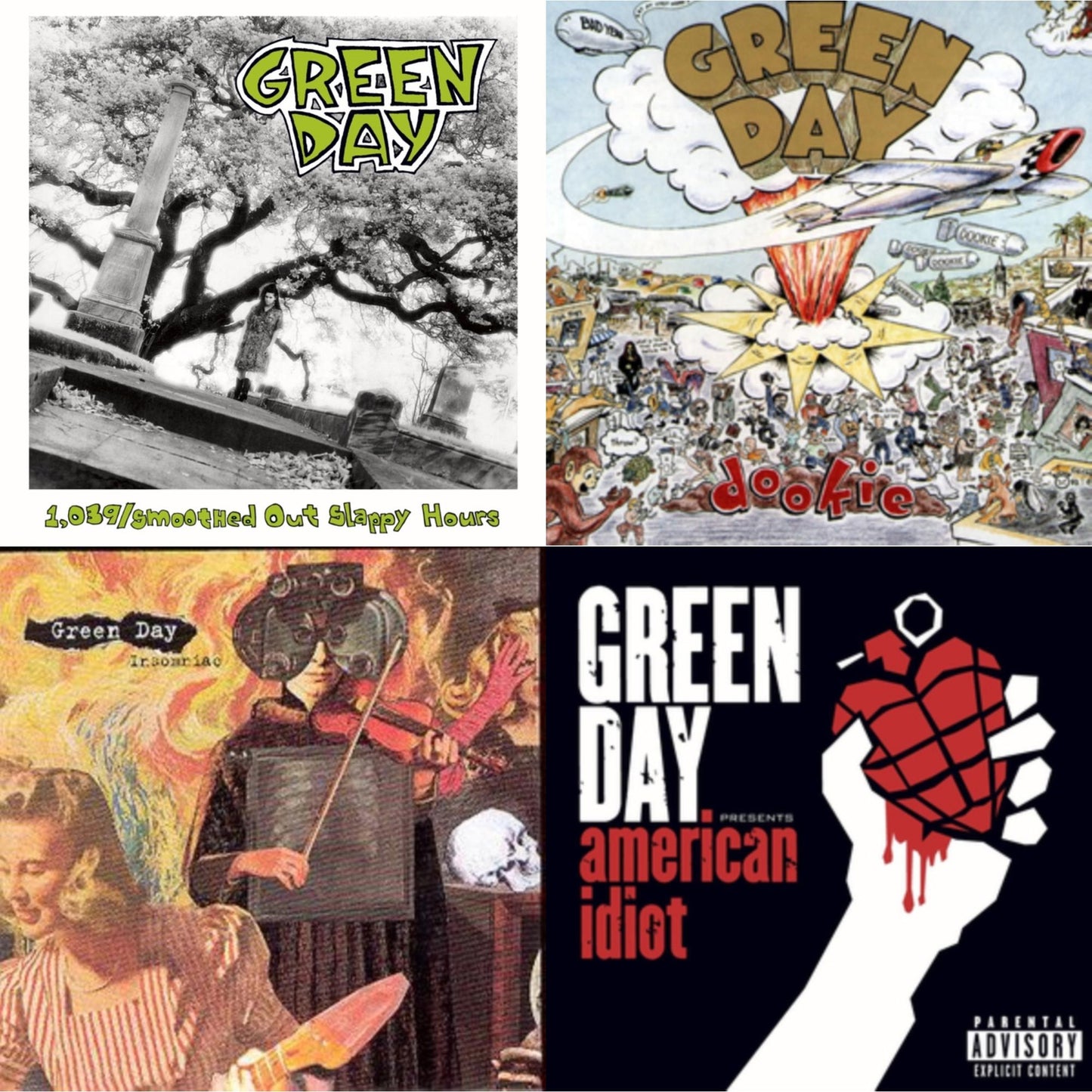 1,039 / Smoothed Out Slappy Hours & Dookie & Insomniac & American Idiot