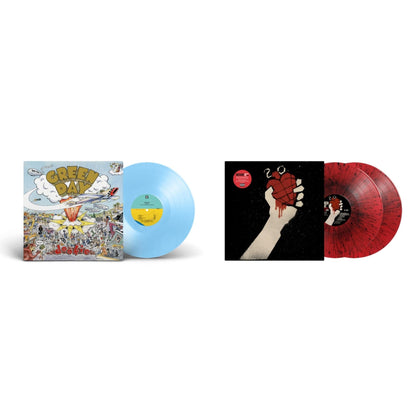 Dookie (X) (Baby Blue LP Vinyl) & American Idiot (2LP/Red & Black Splatter Vinyl)