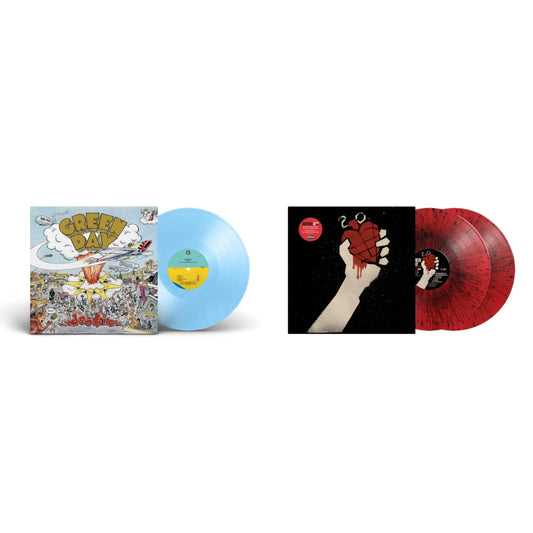 Dookie (X) (Baby Blue LP Vinyl) & American Idiot (2LP/Red & Black Splatter Vinyl)