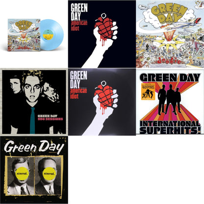 International Superhits & Dookie (X) (Baby Blue LP Vinyl) & American Idiot & Bbc Sessions (X) (2LP) & Nimrod & American Idiot (W/Poster) & Dookie