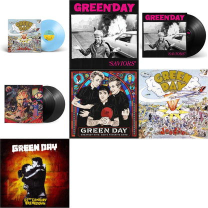Dookie (X) (Baby Blue LP Vinyl) & Saviors (180G/Deluxe LP Vinyl) & Saviors & Insomniac (25Th Anniversary/2LP) & Greatest Hits: God's Favorite Band (X) & Dookie (Picture Disc) & 21St Century Breakdown