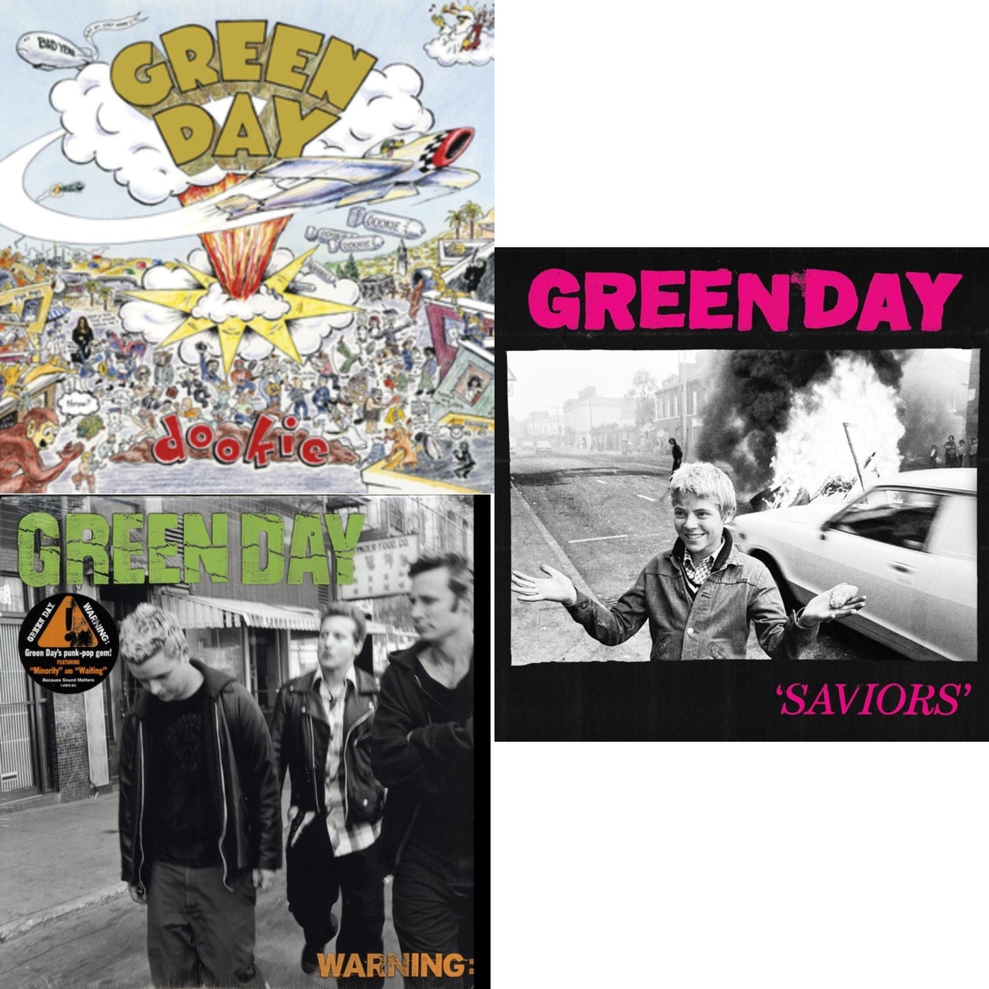 Warning & Saviors (180G/Deluxe LP Vinyl) & Dookie