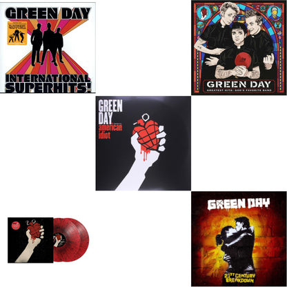 International Superhits & American Idiot (2LP/Red & Black Splatter Vinyl) & American Idiot & Greatest Hits: God's Favorite Band (X) & 21St Century Breakdown