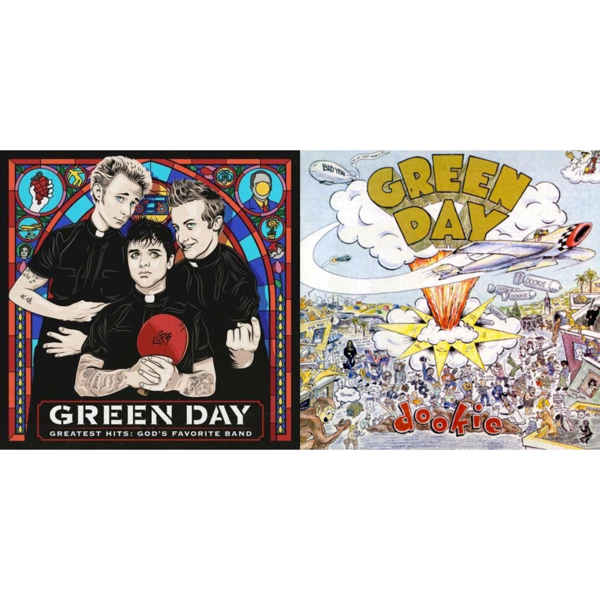 Greatest Hits: God's Favorite Band (X) & Dookie (Picture Disc)