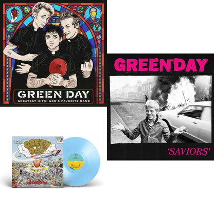 Dookie (X) (Baby Blue LP Vinyl) & Saviors (180G/Deluxe LP Vinyl) & Greatest Hits: God's Favorite Band (X)