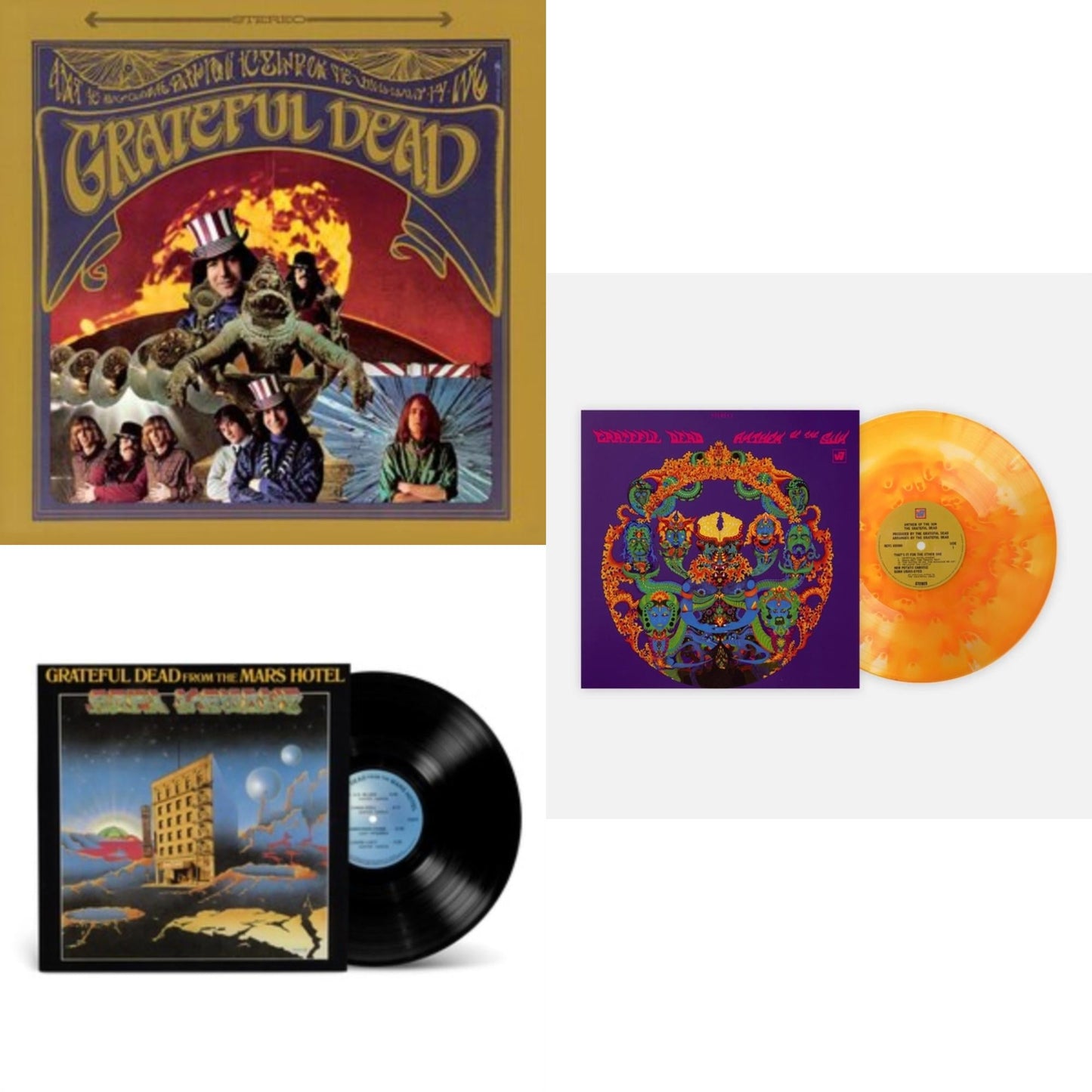 This is a 3 LP Vinyl SKU bundle.
1.This LP Vinyl is brand new.Format: LP VinylMusic Style: Psychedelic RockThis item's title is: Anthem Of The Sun (Noonday Sun LP Vinyl)Artist: Grateful DeadLabel: Warner RecordsBarcode: 081227883171Release Date: 2/7/2025
2.This LP Vinyl is brand new.