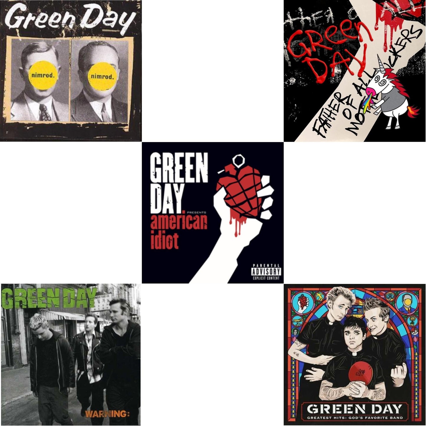 Nimrod & Warning & American Idiot & Father Of All… (X) & Greatest Hits: God's Favorite