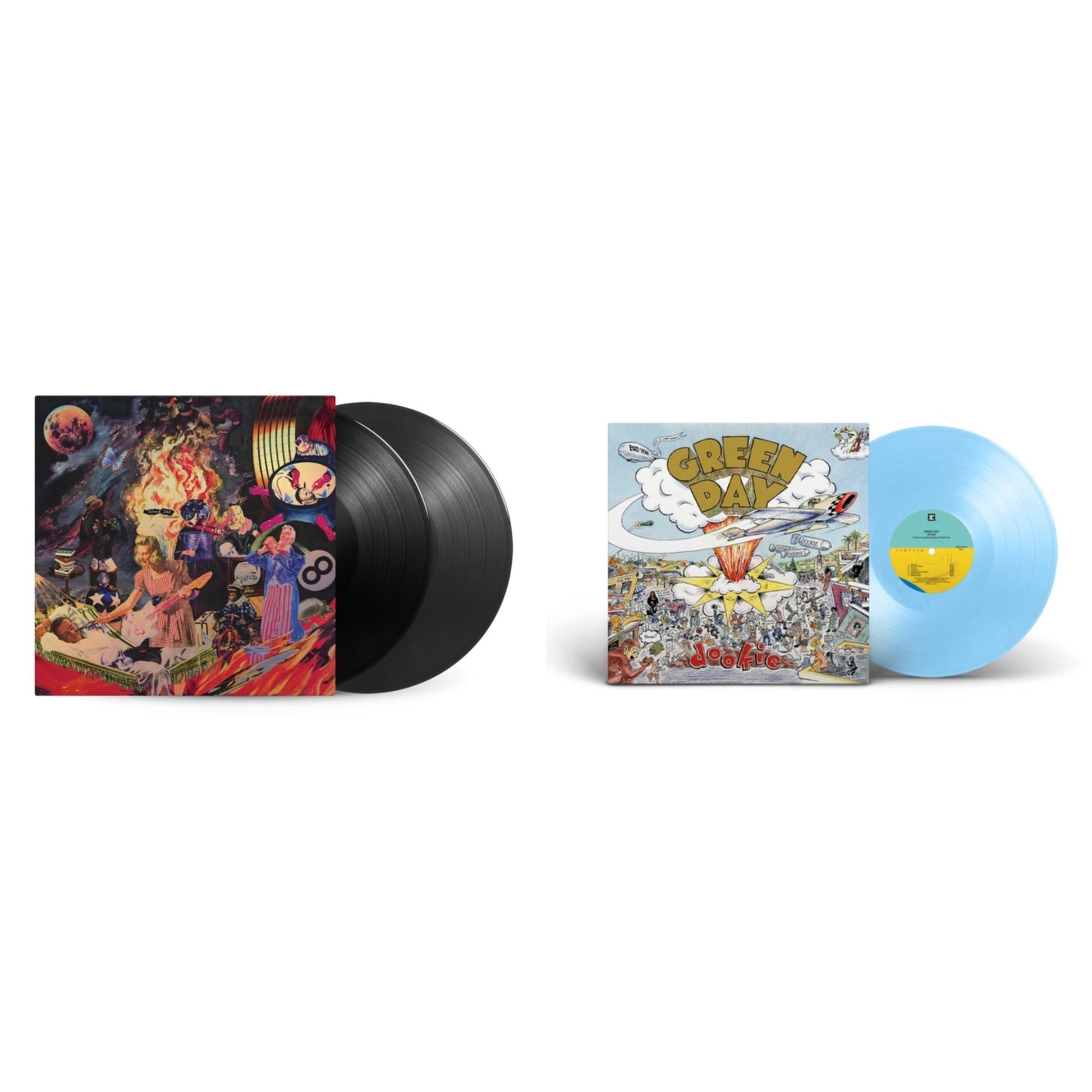 This is a 2 LP Vinyl SKU bundle.
1.This LP Vinyl is brand new.Format: LP VinylMusic Style: PunkThis item's title is: Dookie (X) (Baby Blue LP Vinyl)Artist: Green DayLabel: REPRISEBarcode: 093624850434Release Date: 9/29/2023
2.This LP Vinyl is brand new.
