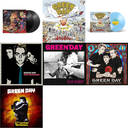 Dookie (X) (Baby Blue LP Vinyl) & Saviors (180G/Deluxe LP Vinyl) & Bbc Sessions (X) (2LP) & Insomniac (25Th Anniversary/2LP) & Greatest Hits: God's Favorite Band (X) & 21St Century Breakdown & Dookie