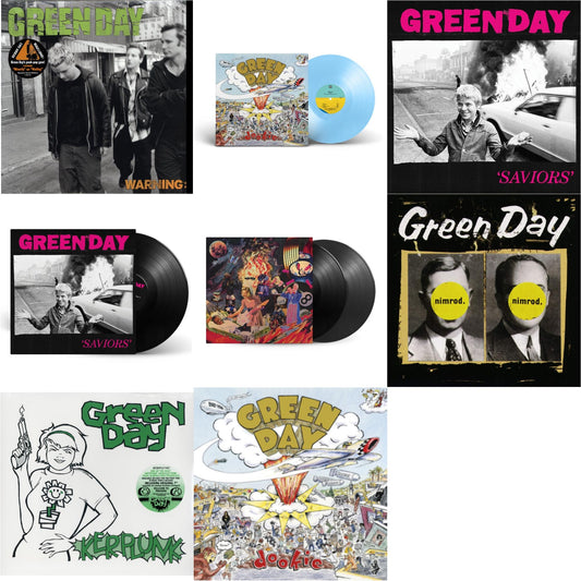 Warning & Dookie (X) (Baby Blue LP Vinyl) & Saviors (180G/Deluxe LP Vinyl) & Saviors & Insomniac (25Th Anniversary/2LP) & Nimrod & Kerplunk (120G/7Inch Single) & Dookie
