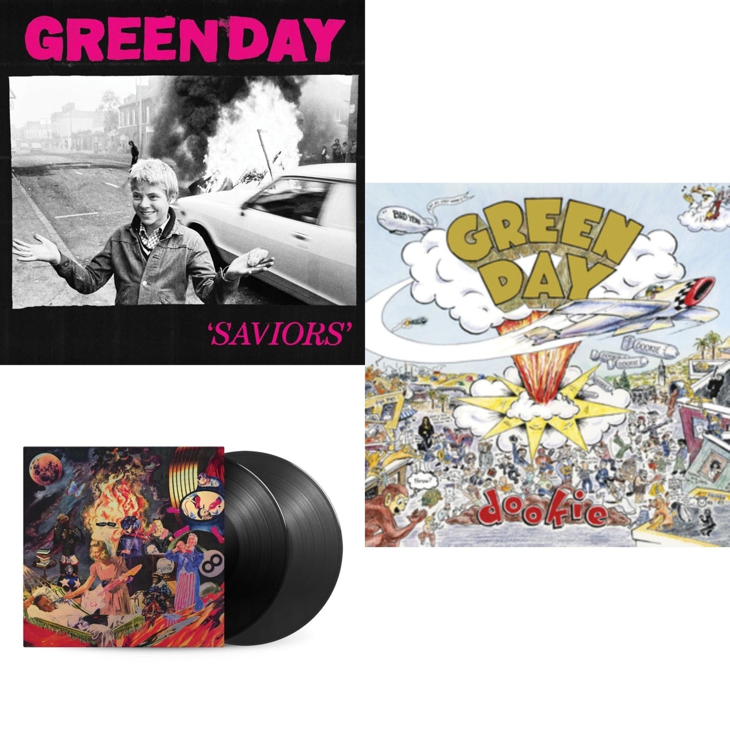 Saviors (180G/Deluxe LP Vinyl) & Insomniac (25Th Anniversary/2LP) & Dookie