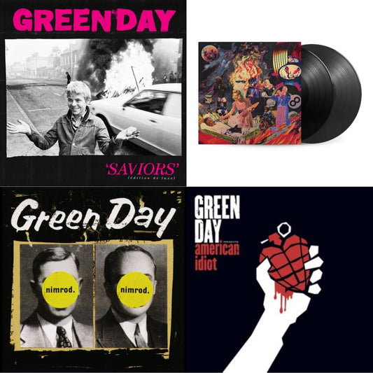 Saviors (Edition De Luxe/2LP/Hot Pink W/ White Splatter Vinyl) & Insomniac (25Th Anniversary/2LP) & Nimrod & American Idiot (W/Poster)
