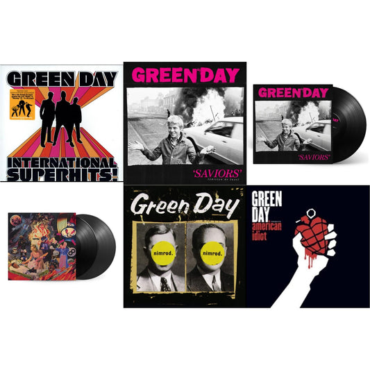International Superhits & Saviors (Edition De Luxe/2LP/Hot Pink W/ White Splatter Vinyl) & Saviors & Insomniac (25Th Anniversary/2LP) & Nimrod & American Idiot (W/Poster)