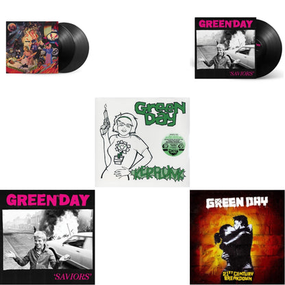 Saviors (180G/Deluxe LP Vinyl) & Saviors & Insomniac (25Th Anniversary/2LP) & 21St Century Breakdown & Kerplunk (120G/7Inch Single)