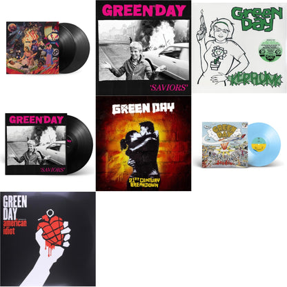Dookie (X) (Baby Blue LP Vinyl) & Saviors (180G/Deluxe LP Vinyl) & Saviors & American Idiot & Insomniac (25Th Anniversary/2LP) & 21St Century Breakdown & Kerplunk (120G/7Inch Single)