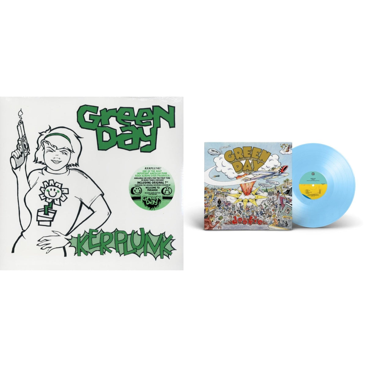 Dookie (X) (Baby Blue LP Vinyl) & Kerplunk (120G/7Inch Single)