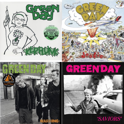 Warning & Saviors (180G/Deluxe LP Vinyl) & Kerplunk (120G/7Inch Single) & Dookie